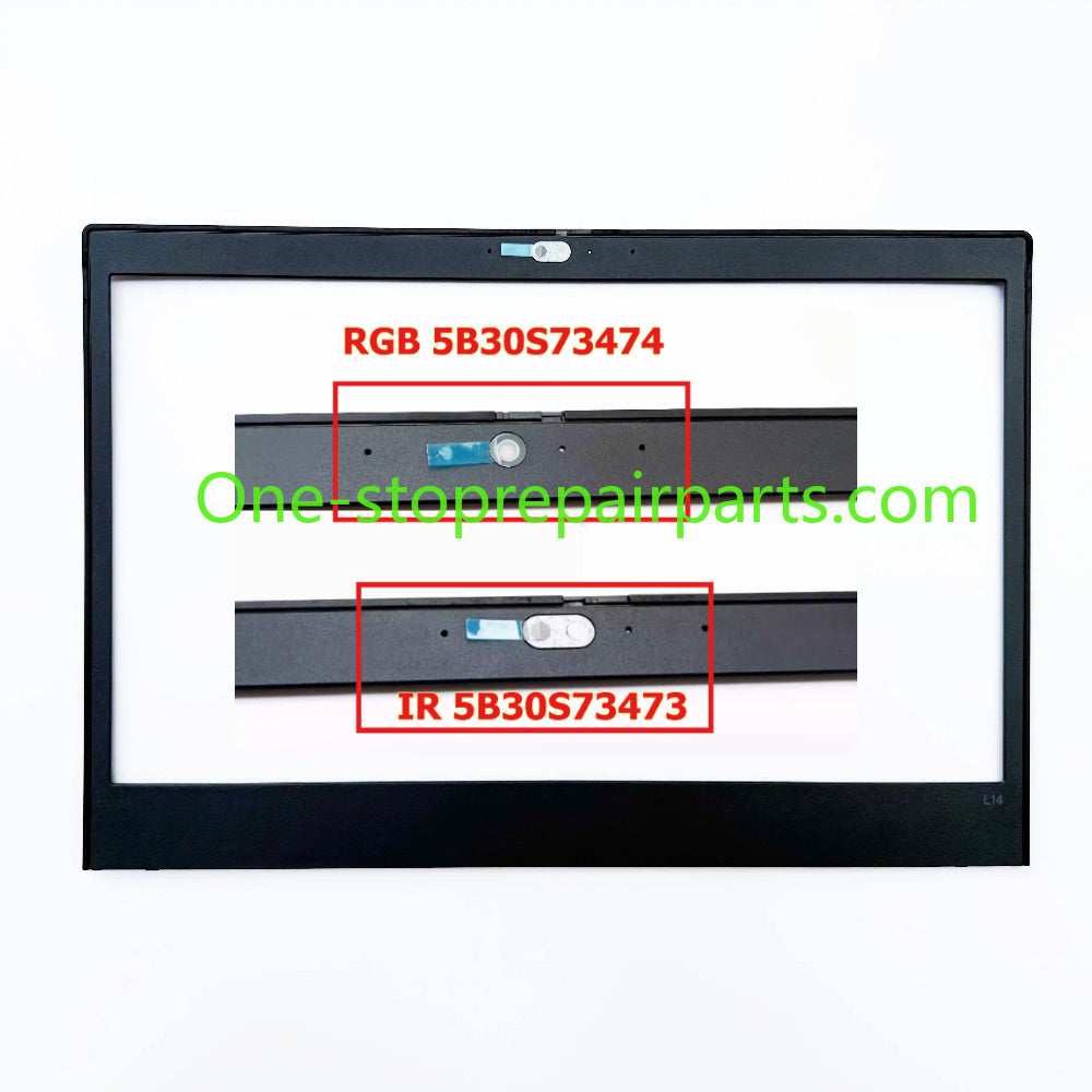 LCD Front Bezel For Thinkpad L14 Gen1 Gen2 RGB IR 5B30S73474 5B30S73473 B case trim frame Cover shell
