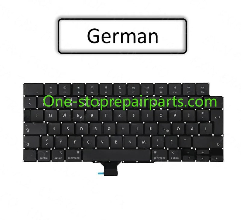 2023 Laptop A2779 A2780 Keyboard for Macbook Pro M2 Pro/Max Retina 14" 16" Keyboards and Screws Replacement EMC 8102 EMC 8103