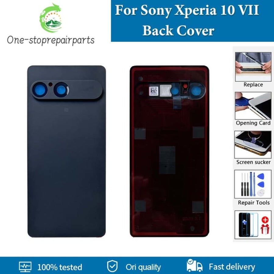 AAA+ Quality BatteryFor Sony Xperia 10 VII Back Cover Rear Housing Case For Sony X10 VII XQ-FE54 Back Cover Replacement Sony phone repair parts