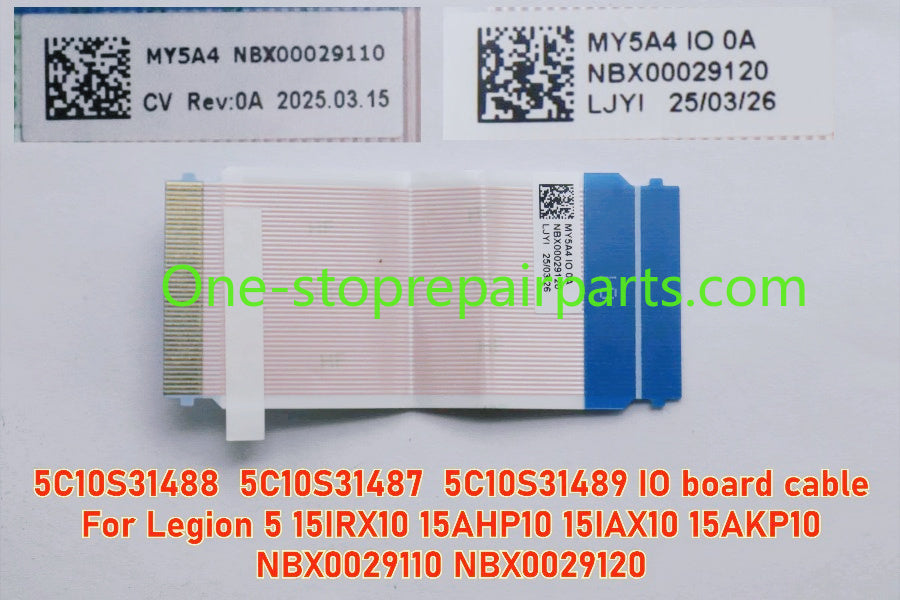 5C10S31488 5C10S31489 NBX0029110 5C10S31499 5C10S31493 IO audio board ribbon cable EDP OLED Cable for Lenovo Legion 5 Y7000 15IRX10 15AHP10 15IAX10 15AKP10 Lenovo laptop repair parts