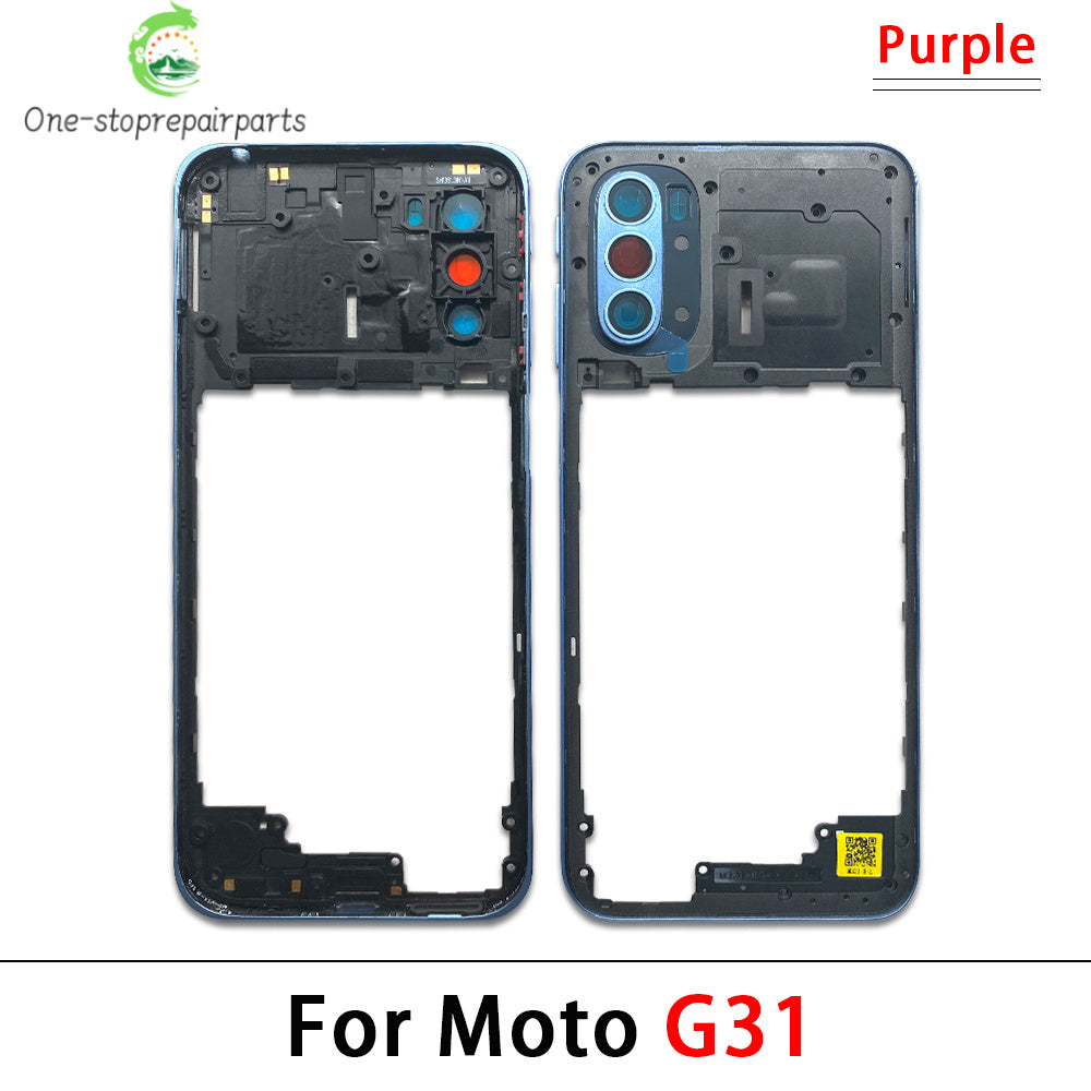 For Motorola Moto G13 G23 G53 G31 G41 G71 G50 5G Middle Frame Holder Housing Replacement Repair Parts Motorola phone repair parts
