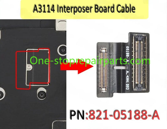A3114 Interposer Keyboard Daughter Board Flex Cable 821-05188-A for MacBook Air Retina 15" M3 2024 Year