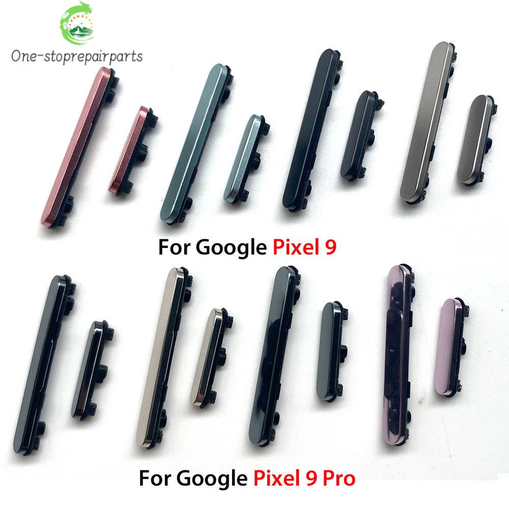 10Pcs. New For Google Pixel 9 / Pixel 9 Pro / Pixel 9 Pro XL Power Volume Side Button Key Replacement Parts Google Pixel phone repair parts