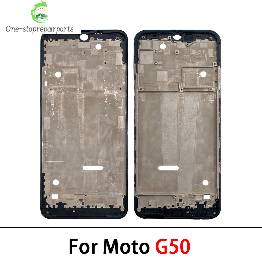 New For Motorola Moto G10 G20 G30 G50 G60 G60S G100 G200 Housing Middle Frame Bezel Plate Cover Motorola phone repair parts