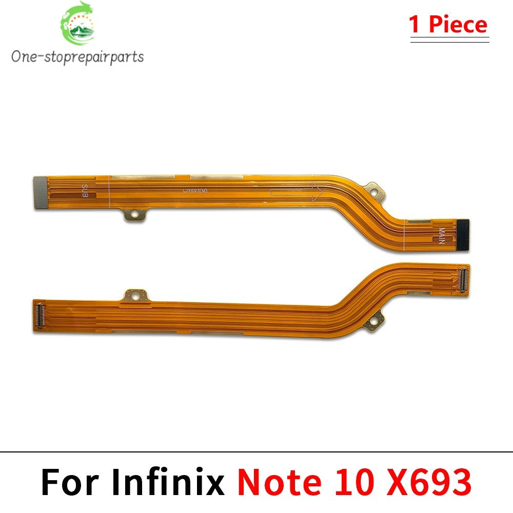 10Pcs, Main Board Motherboard Connector Board Flex Cable For infinix Note 10 11 12 30 30i 40 Pro G96 VIP 4G 5G X693 X663 X697  infinix phone repair parts