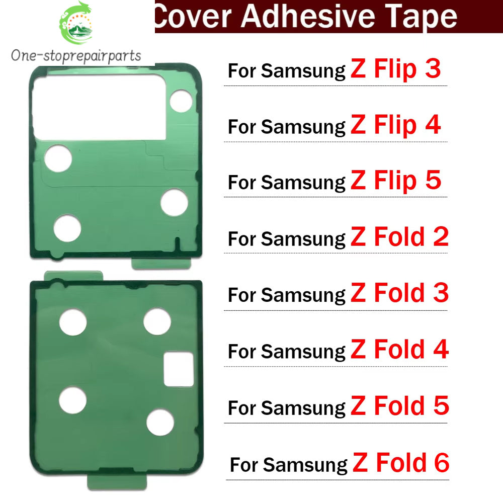 New Adhesive Sticker Back Housing Battery Cover Glue Tape For Samsung Z Flip 3 4 5 / Z Fold 2 3 4 5 6 4G 5G Samsung phone repair parts