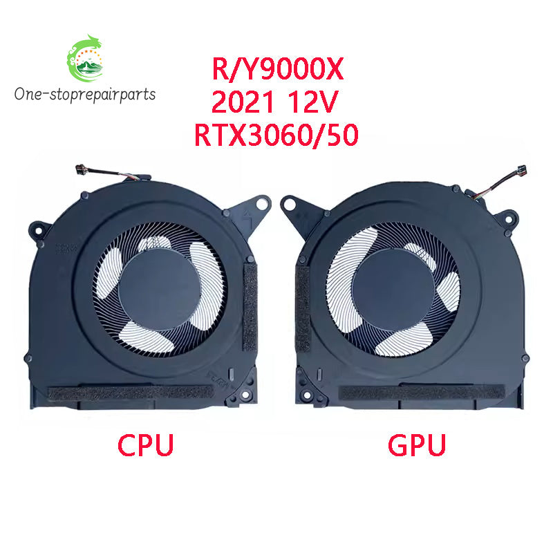 NEW ORIGINAL Laptop CPU GPU Cooling Fan For Lenovo Legion R9000X Y9000X 2021 2022 S7-15ACH6 5V 12V Lenovo laptop repair parts
