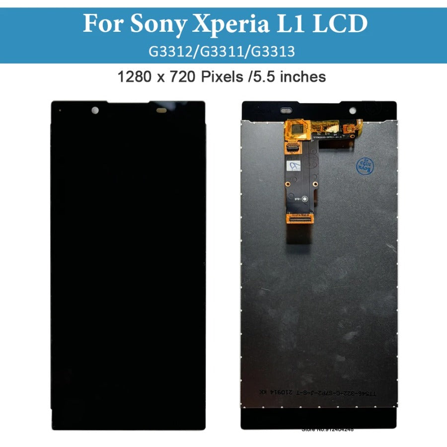 5.5'' Original LCD  For SONY Xperia L1 G3312 G3311 G3313 LCD Display Touch Screen Digitizer For Sony L1 LCD display With Frame Sony phone repair parts