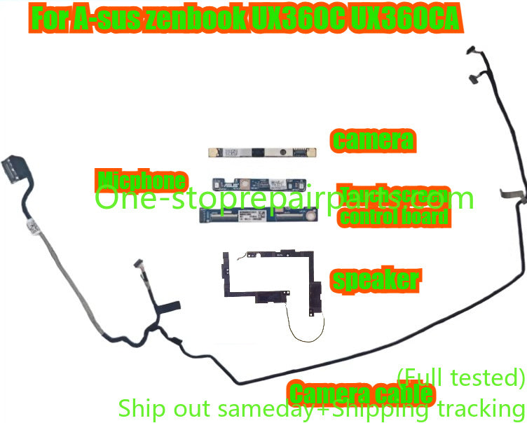 For Asus zenbook UX360C UX360CA camera camera cable touch screen board microphone speaker