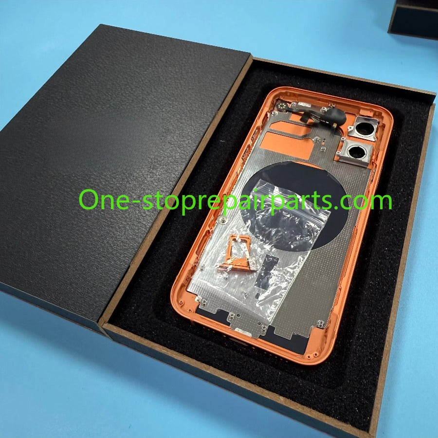 DIY Back housing For iPhone XS Max Like 17 Pro max Back Cover For iPhone XR 12 to 17 Pro 11 to 17 Pro Housing X XS Up To 17 pro iPhone phone repair parts