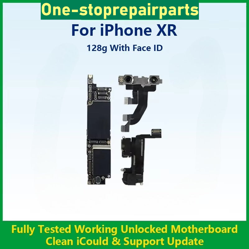 Fully Tested 100%Working Mainboard For iPhone XS Max Cleaned iCloud And Unlocked For XR Motherboard No Repair Support Update iPhone phone repair parts