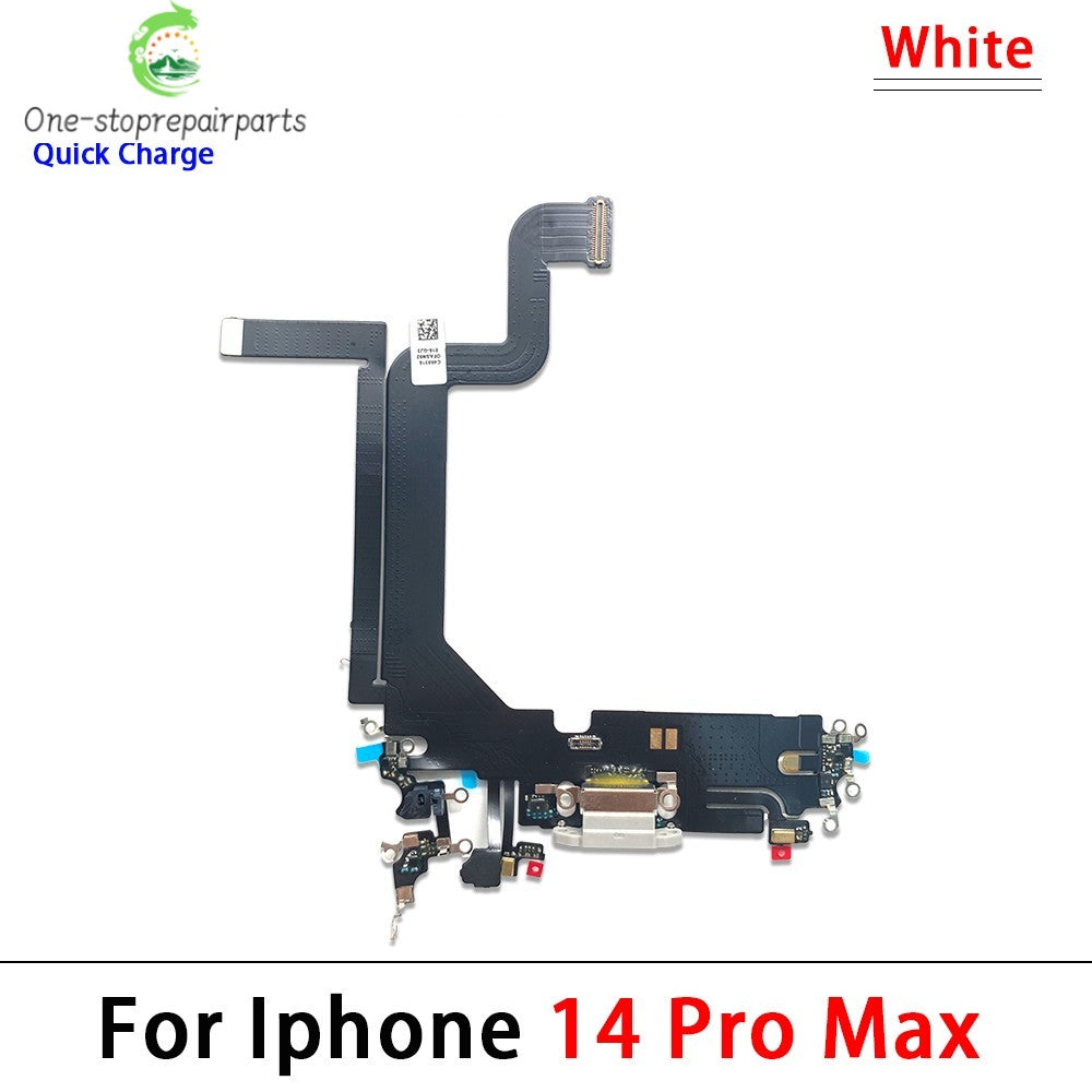 New For iPhone 14 Pro Max Plus USB Charge Port Jack Dock Connector Charging Board Flex Cable iPhone phone repair parts