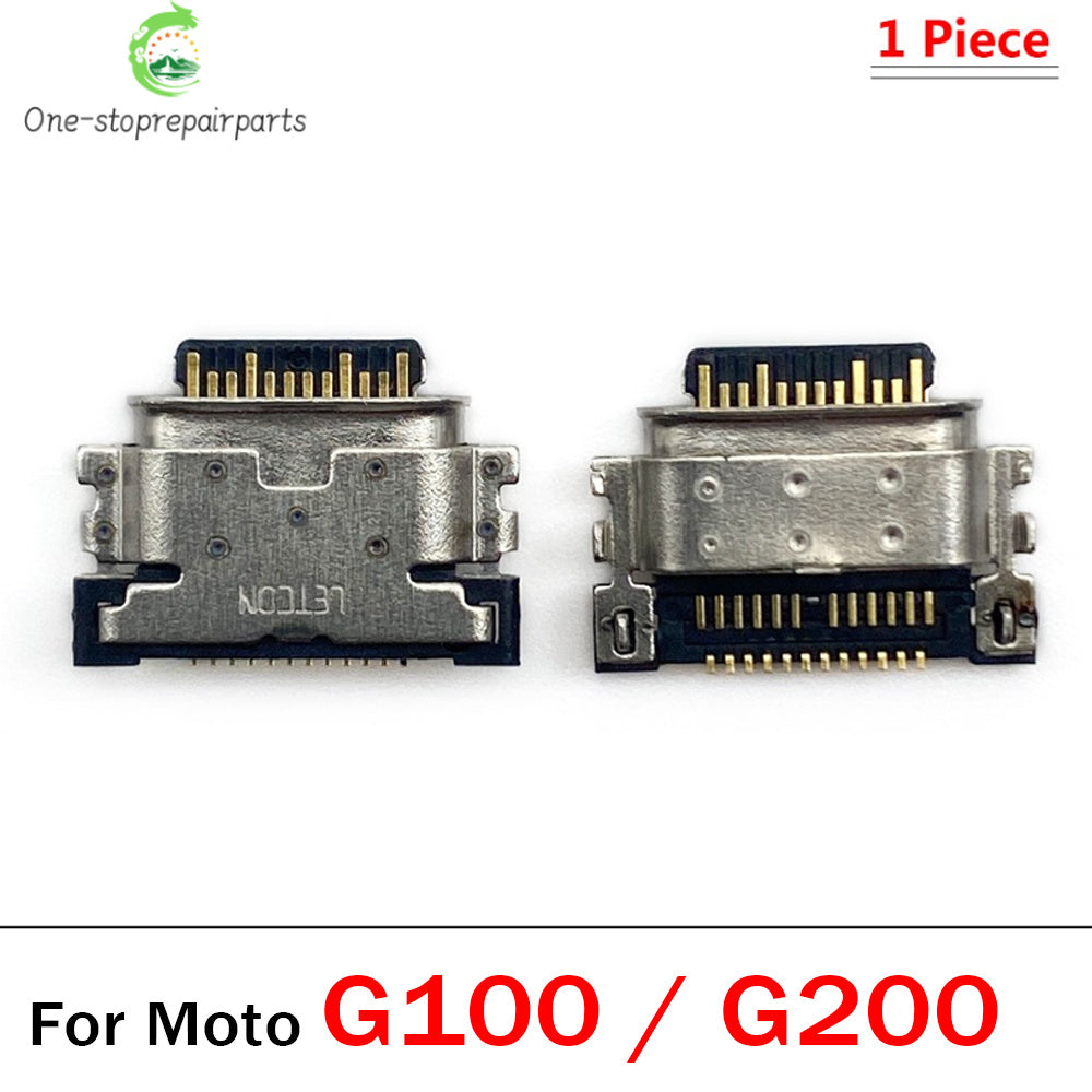 10Pcs， Micro USB Connector Charging Port Jack For Moto G04 G14 G22 G32 G62 G31 G51 G52 G13 G23 G53 G54 G10 G20 G30 G50 G60 G60s Motorola phone repair parts