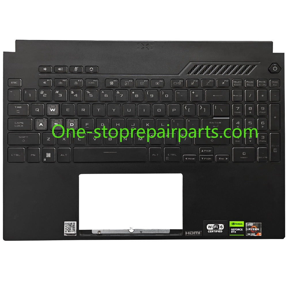 Upper case keyboard ASUS TUF3 TUF4 TUF5  FA507 FX517 FX507 F15 FX507Z FA507R FX507ZC FX517 FA607 FX617 topcase palmrest keyboard