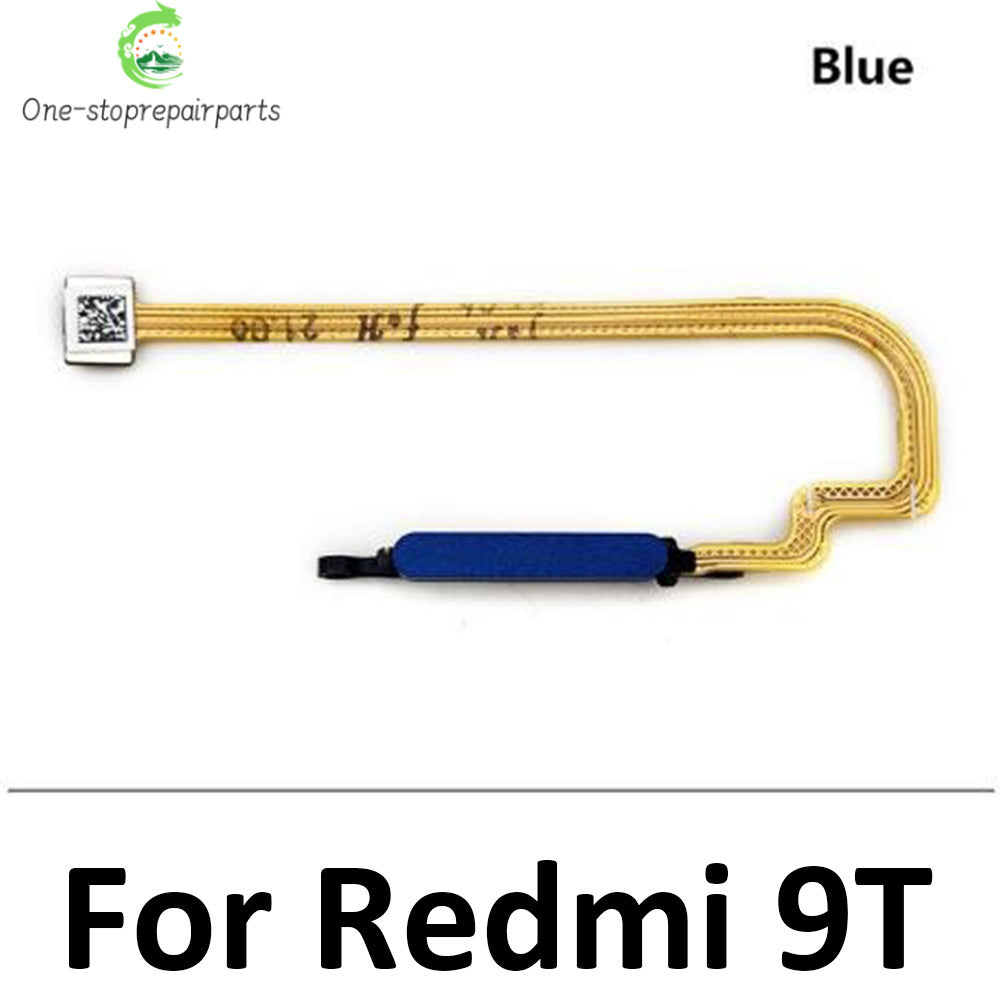 New Fingerprint For Xiaom Redmi 9C 9T 9 10C 10 Prime Home Button Fingerprint Menu Return Key Recognition Sensor Flex Cable Redmi phone repair parts