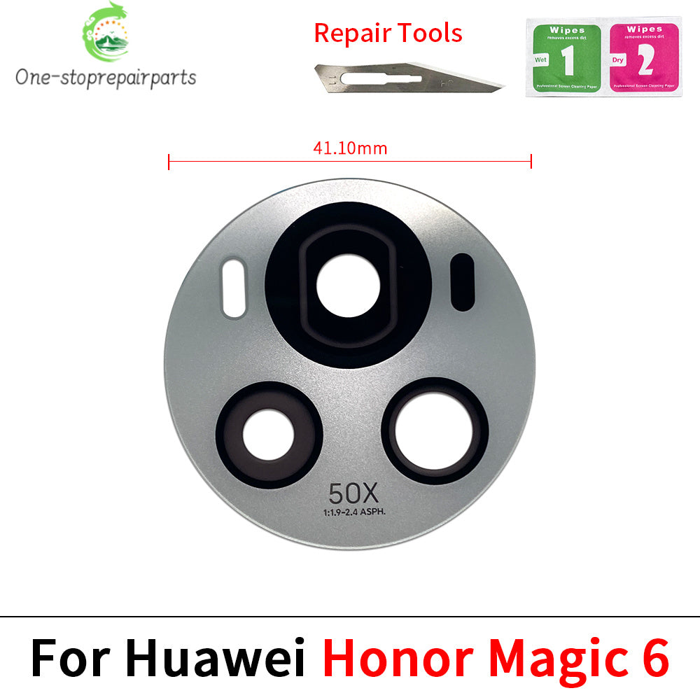 New Camera Glass For Huawei Honor Magic 4 5 6 Lite Pro 5G Rear Back Camera Glass Lens With Adhesive Huawei phone repair parts