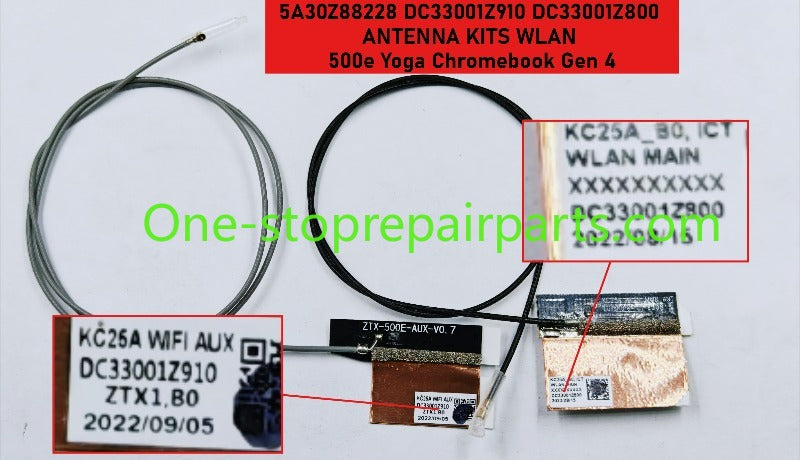 ANTENNA CABLE USB Power Switch Card Reader Button Board Pen Stylus Board for Lenovo 500e Yoga Chromebook Gen 4 5C51J62742 5C51J62733 NS-E935  5C51J62732 NS-E934 5A30Z88228 DC33001Z910 5C51J62734 NS-E933  Lenovo laptop repair parts