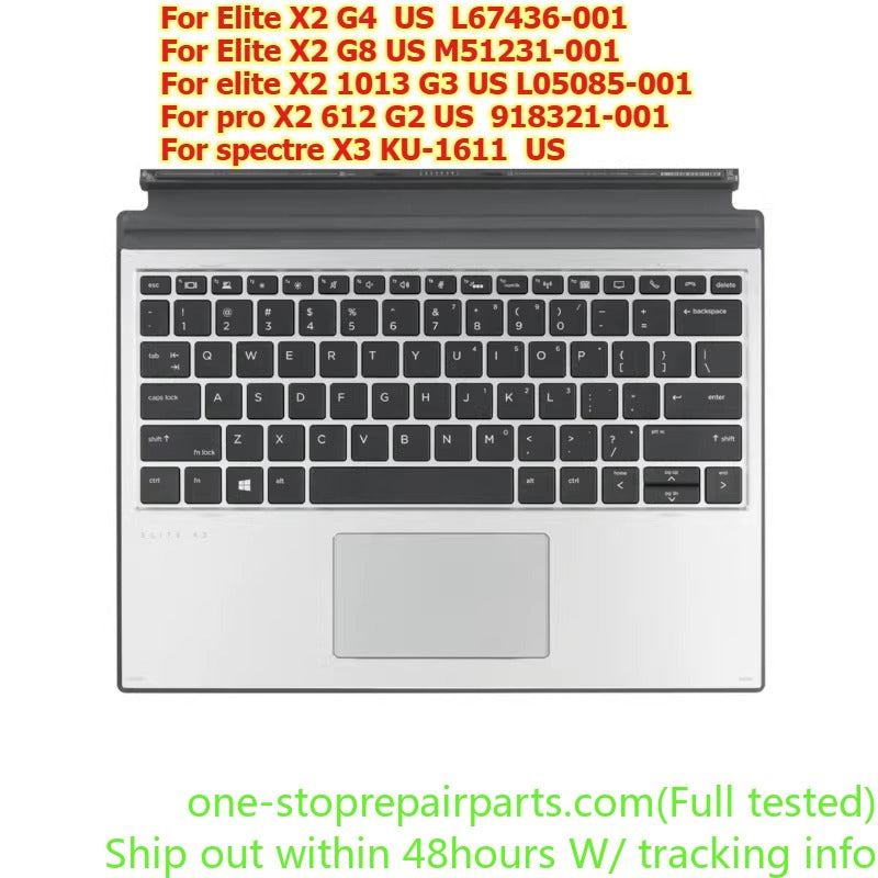 Detachable Keyboard For HP Elite X2 G4 G8 1013 G3 L67436-001 M51231-001 L05085-001 pro X2 612 G2 918321-001 spectre X3 KU-1611