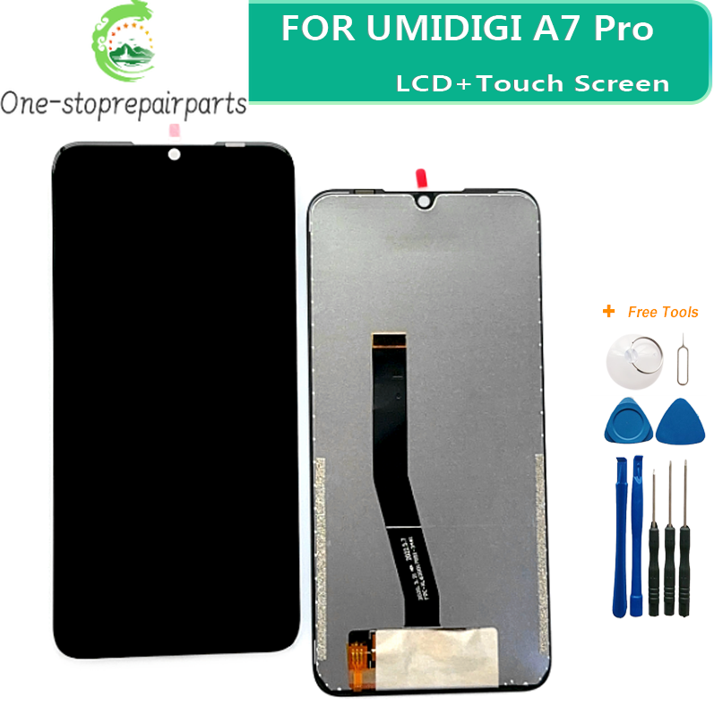 New Original 6.3" Touch Screen LCD Display For Umidigi A7 Pro A9 PRO Replacement Parts + Disassemble Tool Umidigi phone repair parts