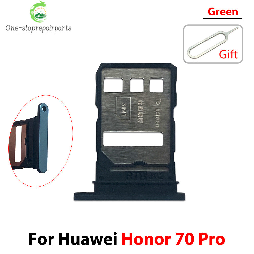 New For Huawei Honor 50 60 70 80 90 Pro Se Lite Plus 5G SIM Card Slot SD Card Tray Holder Adapter Huawei phone repair parts