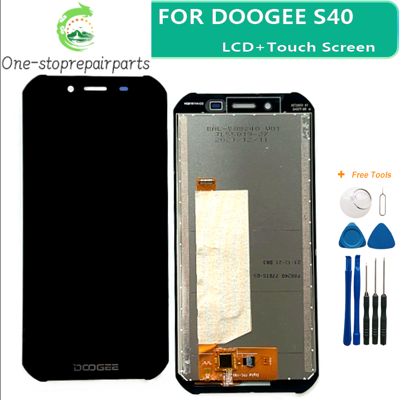 100% Original 5.5 Inch LCD & Touch Screen Digitizer Display Module Repair Replacement Part for DOOGEE S40 Lite Cellphone Doogee phone repair parts