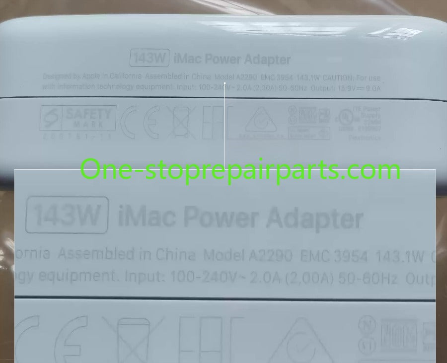New 143w Power Adapter w/Ethernet A2290 for iMac (24" M1/M3/M4) A2280 A2439 A2438 A2873 A2874 A3137 A3247 w/ Power Cord Cable iMac repair parts