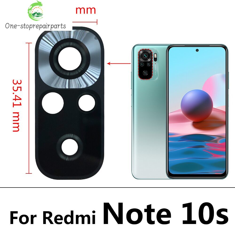 2Pcs/Lot，Rear Back Camera Glass Lens For Xiaomi Redmi Note 10 10s Pro 11 Pro 11T 11s 11E 4G 5G With Adhesive Sticker Xiaomi  Xiao mi phone repair parts
