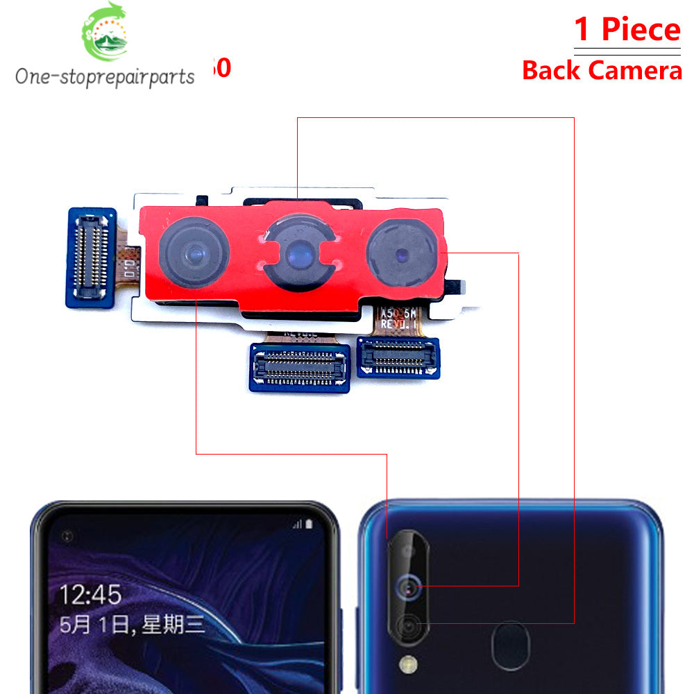 New Rear Main Back Camera Front Camere Flex Cable For Samsung A10 A20 A30 A40 A50 A60 A70 A80 A10E Samsung phone repair parts