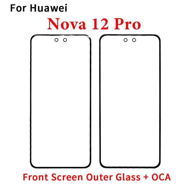 Front Screen Outer Glass With OCA For Huawei Nova 10 10Z 11 11i 12 12i Pro SE Ultra Lite Replacement Parts Huawei phone repair parts