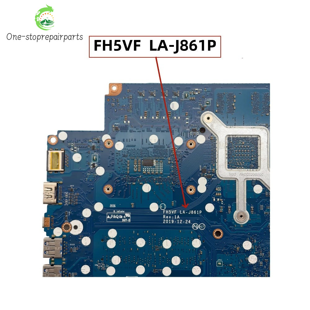 FH5VF LA-J861P For Acer Aspire A715-75G Laptop Motherboard With i5-9300H i7-9750H CPU GTX1650Ti-4GB DDR4 NBQ8811003 NBQ8711001 Acer laptop repair parts