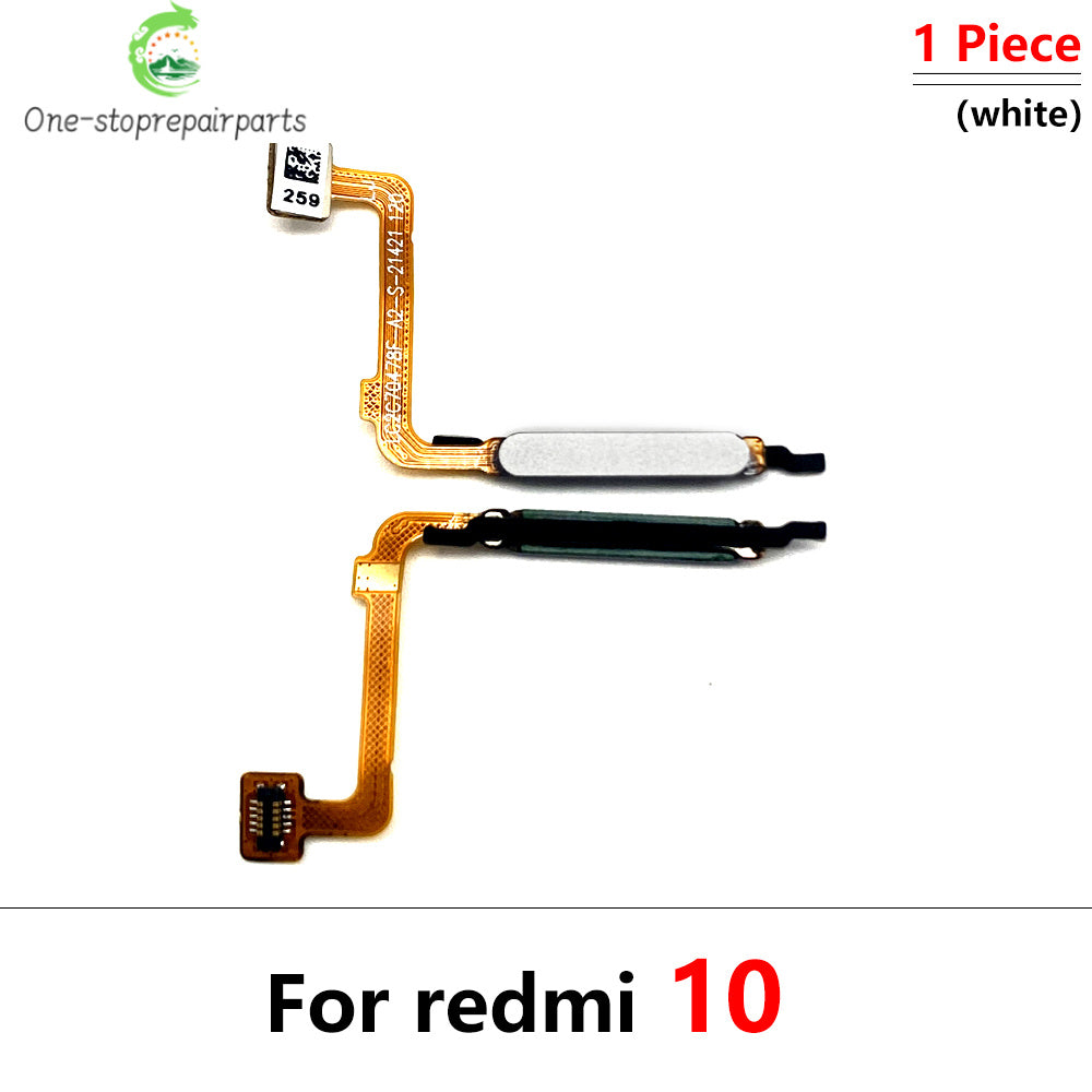 New Fingerprint For Xiaom Redmi 9C 9T 9 10C 10 Prime Home Button Fingerprint Menu Return Key Recognition Sensor Flex Cable Redmi phone repair parts