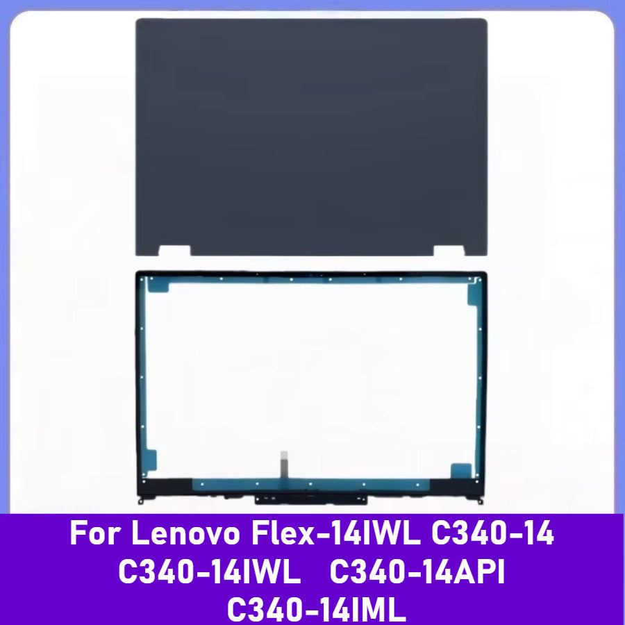 Cover case For Lenovo Flex-14IWL C340-14 C340-14IWL C340-14API C340-14IML Laptop Back Cover/LCD Bezel/Palmrest Cover/Bottom Cover Lenovo laptop repair parts