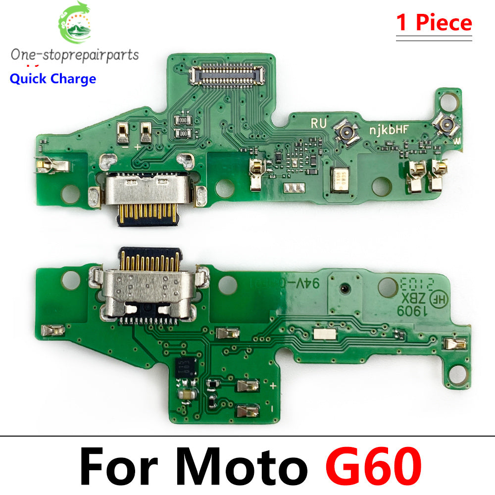 10Pcs USB Charger Charging Dock Port Connector Flex Cable For Moto G10 G100 Power G20 G30 G31 G41 G60 G60s G22 G71 G50 G51 5G Motorola phone repair parts