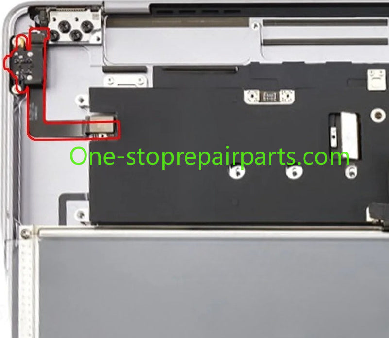 New A3114 Headphone Audio Jack Connector with Flex Cable 821-04217-A for MacBook Air Retina 15" M3 2024 Year Macbook repair parts