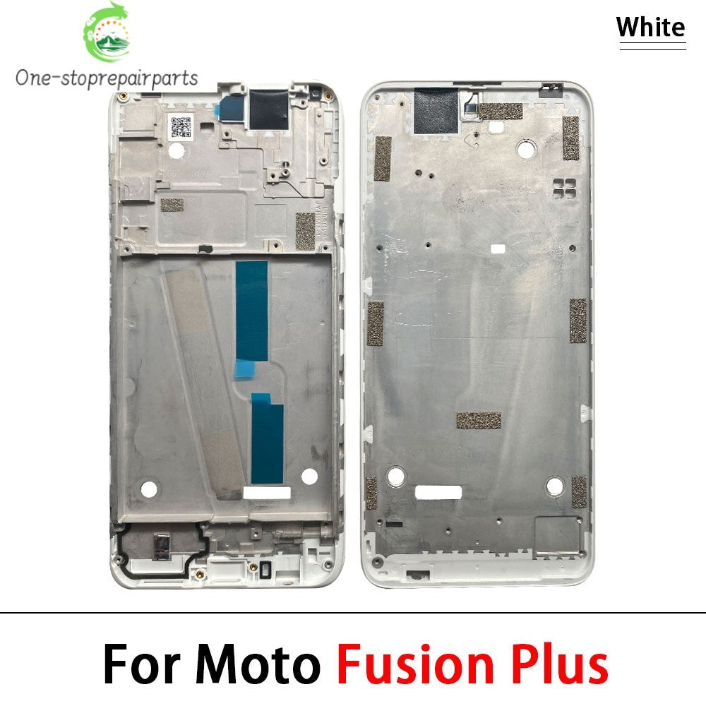New For Motorola Moto One Action Visoin Fusion Plus Hyper Macro Front Housing LCD Display Bezel Middle Frame Motorola phone repair parts
