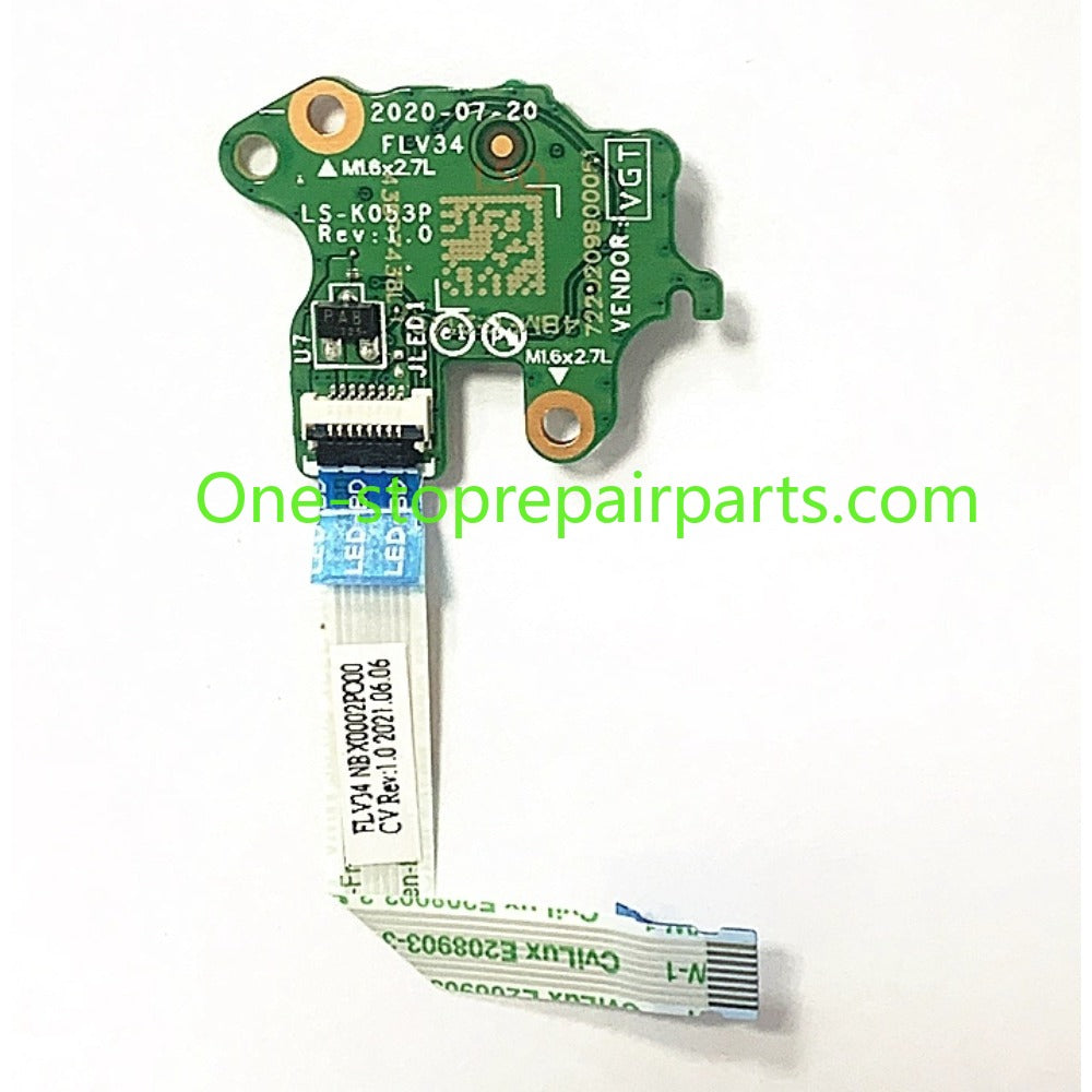 Switch Power Button Board with Cable for Lenovo ThinkBook 14 G3 ITL ACL K4e-ITL E4-ITL LS-K053P LS-K057P 5C50S25134 5C50S25158