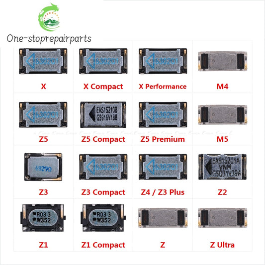 Top Front Earpiece Ear piece Speaker For Sony Xperia Z5 Premium Z4 Z3 Z2 Z1 Z Ultra M5 M4 X Compact Performance Sony phone repair parts