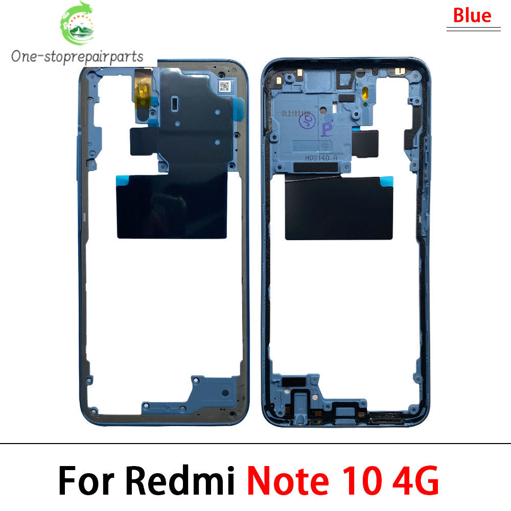 For Xiaomi Redmi Note 10 / Note 10s / Note 10 Pro Middle Frame Holder Housing Replacement Repair Parts Xiaomi  Xiao mi phone repair parts