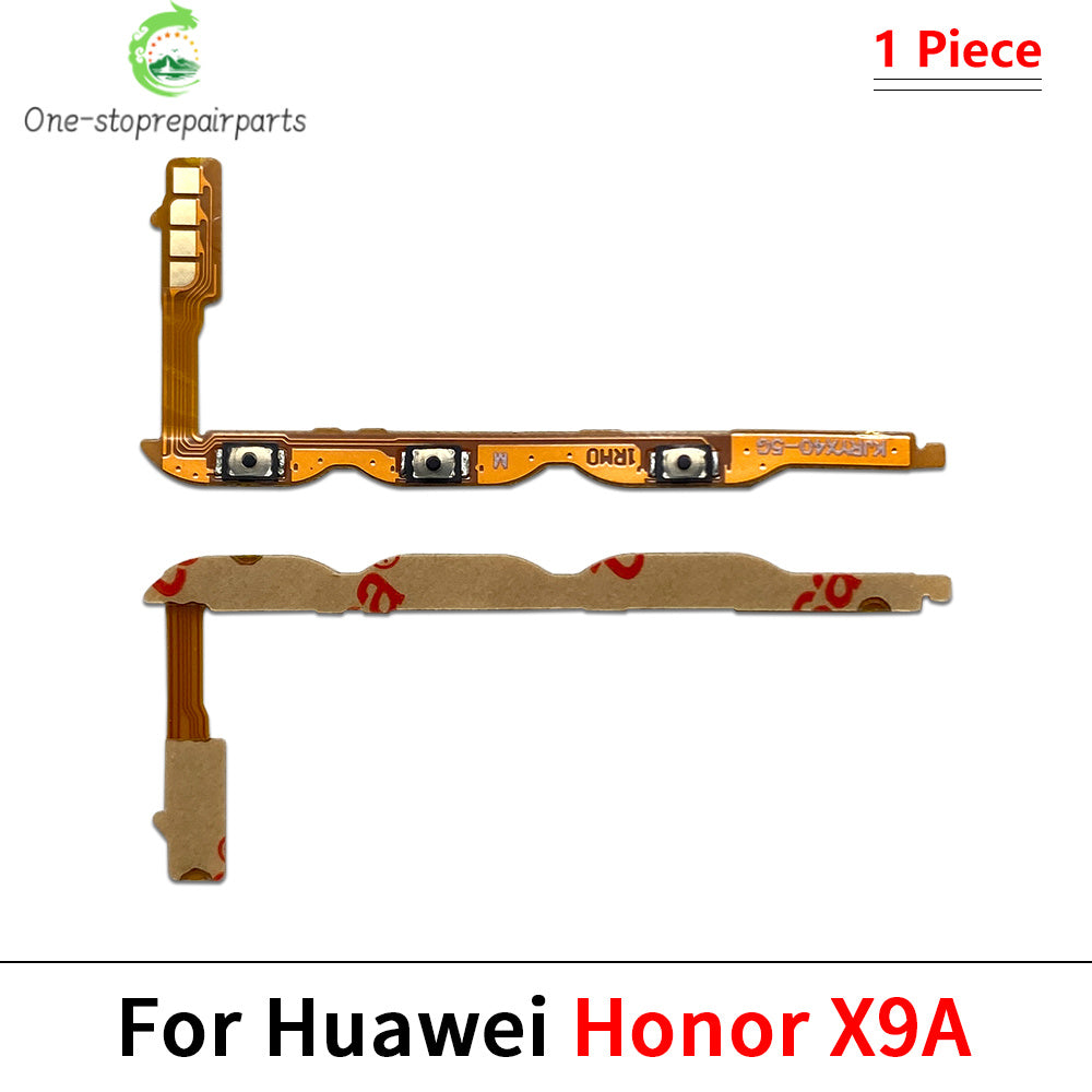 10Pcs, Power On Off Volume Side Button Key Flex Cable For Huawei Honor X5 X6 X6s X6A X6B X7 X7A X7B X8 X8A X8B X9 X9A X9B 4G 5G Huawei phone repair parts