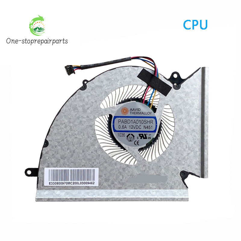 New Original CPU GPU Cooling Fan FOR MSI GP76 GE76 WE76 PABD1A010SHL N451 N452  MSI laptop repair parts
