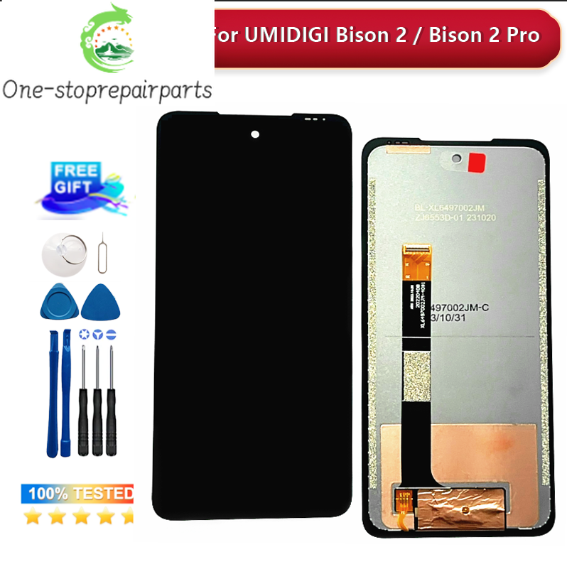 100% Original Tested For UMIDIGI Bison 2 LCD Display Touch Screen Assembly LCD Sensor For Umidigi Bison2 Pro LCD Display Other brand Phone repair parts