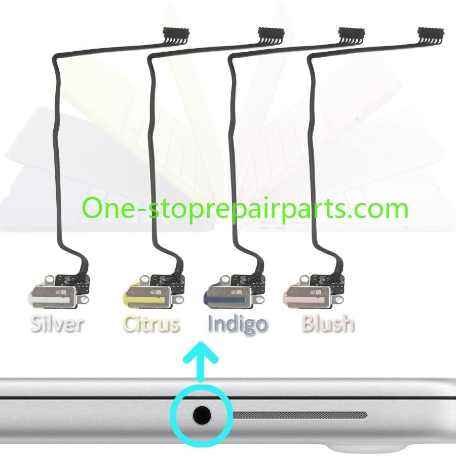 Laptop A3404 Headphone Audio Jack Board Connector with Flex Cable for Macbook Neo 13-inch A18 Pro Silver Citrus Indigo Blush Macbook repair parts