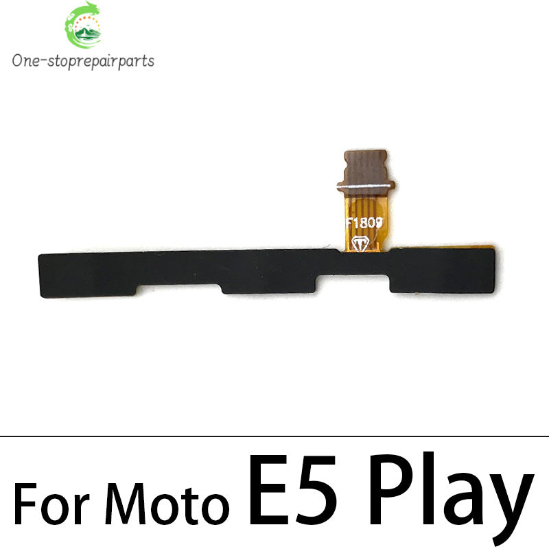 Power On Off Button Volume Side Key Flex Cable For Motorola Moto E13 E22 E32 E5 E6 E6s E7 Plus Power Play Go E20 E30 E40 Motorola phone repair parts