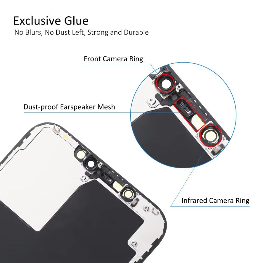 AAA+ OLED For iPhone X XR XS Max LCD Display 11 Pro Max 12 Pro 13mini Digitzer Assembly For iPhone 13 Pro Max LCD Touch Screen iPhone phone repair parts