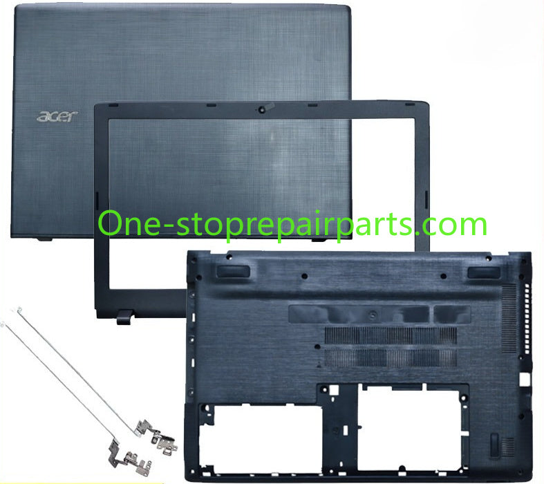 Cover case for Acer Aspire E5-575 E5-575 E5-523 E5-553 TMP259  lcd back housing  top upper palmresr case bottom hinge bezel frame shell cover