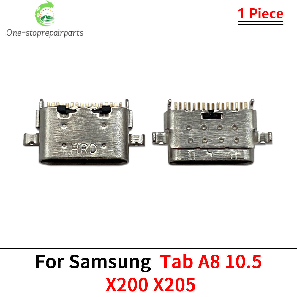 2Pcs, USB Charging Port Connector Charge Jack Socket Plug Dock For Samsung Tab T500 T505 T507 T220 T225 T290 T295 T297 X200 X205 Samsung phone repair parts