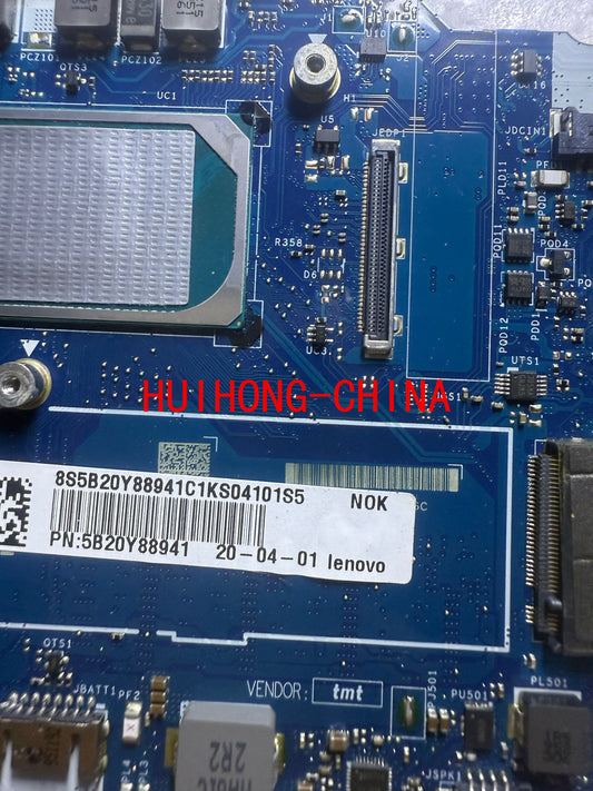 Lenovo Ideapad 5-14IIL05 LA-J551P main board i5-10 8G/16G 5B20Y89037