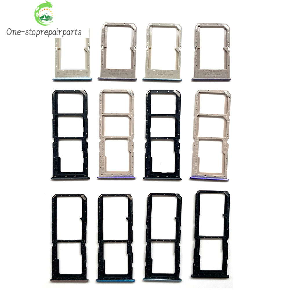 10Pcs, SIM Card Tray Slot Holder For OPPO A52 A53 A54 A55 A57 A58 4G 2022 Replacement Parts OPPO phone repair parts