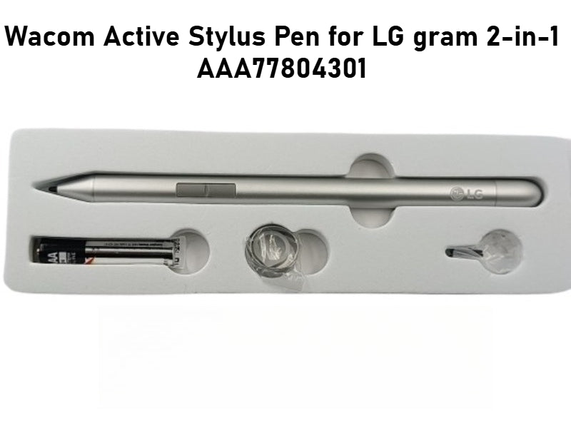 AAA77804301 Wacom Active Stylus Pen AESfor LG gram 2-in-1 LG V60, Velvet, Wing and LG Gram 2-in-1 Laptop 14T990/14T90N/16T90Q Compatible with LG AAA77804301 Supports AES 2.0 protocol 4096-level pressure-sensitive stylus LG laptop repair parts