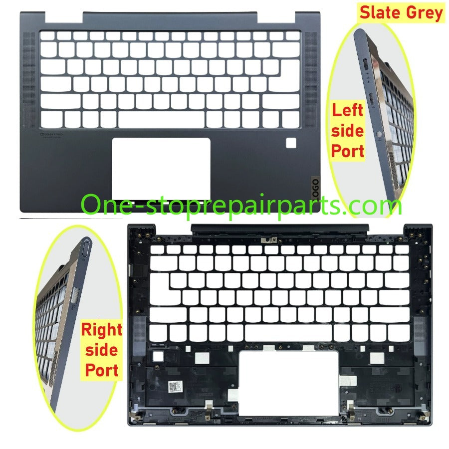 Cover case for Lenovo 14C 2021 ideapad Yoga 7-14ITL5 7-14ACN6 Lcd back housing bezel upper topcase palmrest keyboard touchpad bottom Lower case hinge cover 5CB1A08845 5CB1A0884 5CB1A16231 5CB1A08879  Lenovo Laptop repair parts